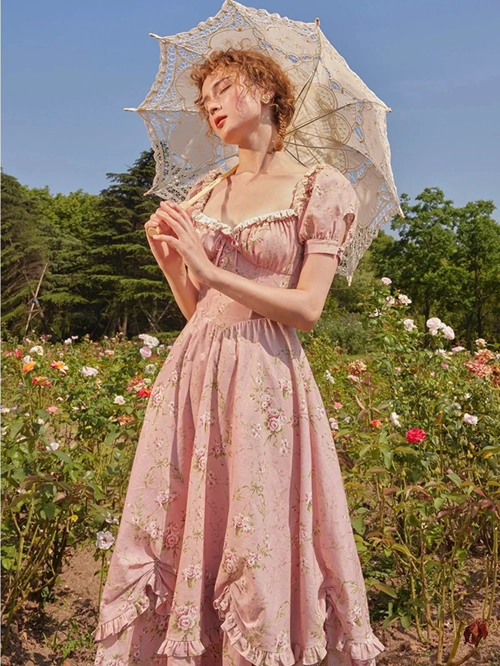 NEW LaceMade Rosa Rubus Story Corset Dress Size XS - Picture 3 of 5